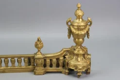 Online Pamono Late 19th Century French Bronze Fireplace Fender Set, 1890s, Set of 3