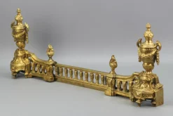 Online Pamono Late 19th Century French Bronze Fireplace Fender Set, 1890s, Set of 3