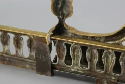 Online Pamono Late 19th Century French Bronze Fireplace Fender Set, 1890s, Set of 3