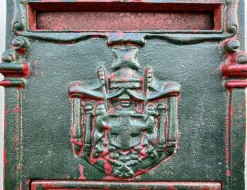 Outlet Pamono Late 19th Century French Cast Iron Post Office Mailbox , 1890s
