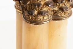 New Pamono Late 19th Century French Renaissance Onyx Plinth with Gilt Bronze Mounts