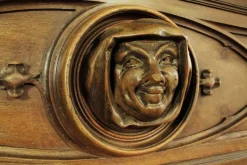 Pamono Late 19th Century Gothic Revival Fireplace><noscript><img width=
