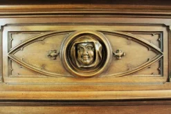 Pamono Late 19th Century Gothic Revival Fireplace><noscript><img width=