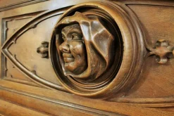 Pamono Late 19th Century Gothic Revival Fireplace><noscript><img width=