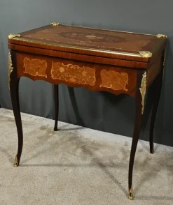 Pamono Late 19th Century Louis XV Mahogany Games Table><noscript><img width=