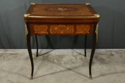 Pamono Late 19th Century Louis XV Mahogany Games Table><noscript><img width=