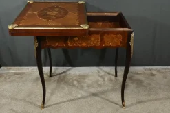Pamono Late 19th Century Louis XV Mahogany Games Table><noscript><img width=