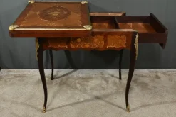 Pamono Late 19th Century Louis XV Mahogany Games Table><noscript><img width=