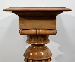 Pamono Late 19th Century Louis XVI Style Walnut Column><noscript><img width=