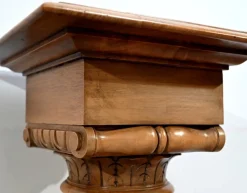 Pamono Late 19th Century Louis XVI Style Walnut Column><noscript><img width=
