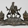 New Pamono Late 19th Century Pewter Inkwell from A.Bossu, 1890s