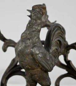 New Pamono Late 19th Century Pewter Inkwell from A.Bossu, 1890s