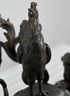New Pamono Late 19th Century Pewter Inkwell from A.Bossu, 1890s