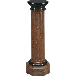 Online Pamono Late 19th Century Scagliola Cherry Red Column, 1890s