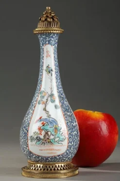 Pamono Late 19th-Century Porcelain Perfume Bottle from Samson, Paris><noscript><img width=