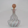 Outlet Pamono Latticino Murano Glass Perfume Bottle, Venice, Italy
