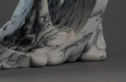 Pamono Lay Down Chaise Lounge in Pele De Tigre Marble by Manta