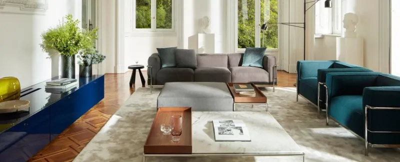 Pamono LC3 Chair by Le Corbusier for Cassina