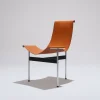 Pamono 3LC Chairs in Leather and Metal by Douglas Kelly, Ross Littell and William Katavolos for Laverne International, 1960s, Set of 2> Side Chairs & Dining Chairs