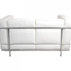 Pamono LC2 2-Seater Sofa in White Leather by Le Corbusier> Couches & Sofas