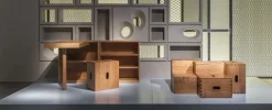 Online Pamono LC16 Writing Desk and Shelf in Wood by Le Corbusier for Cassina
