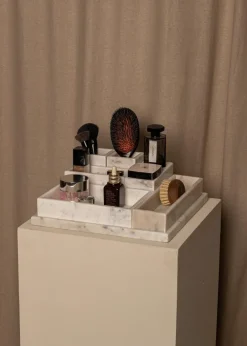 Pamono Le Carré White Marble Organizer by Simone & Marcel><noscript><img width=