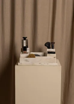 Pamono Le Carré White Marble Organizer by Simone & Marcel><noscript><img width=