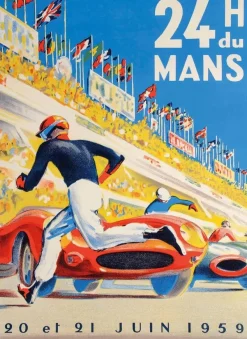 Pamono Le Mans 24 Hours Poster, 1959> Posters
