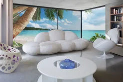 Pamono Le Nuvole Sofa by Sergio Giobbi for Giovannetti Collezioni><noscript><img width=
