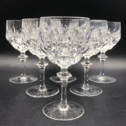 Pamono Lead Crystal Wine Glasses Patrizia from Nachtmann, 1960s, Set of 6> Glassware