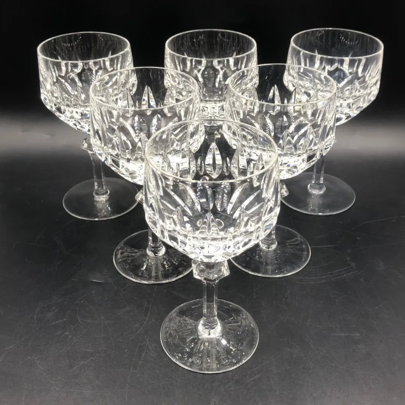 Pamono Lead Crystal Wine Glasses Patrizia from Nachtmann, 1960s, Set of 6> Glassware