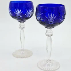 Discount Pamono Lead Crystal Wine Glasses from Annahütte, 1950s, Set of 2