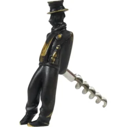 Sale Pamono Leaning Tipsy Gentleman Brass Bottle Opener by Richard Rohac, Vienna, 1950s
