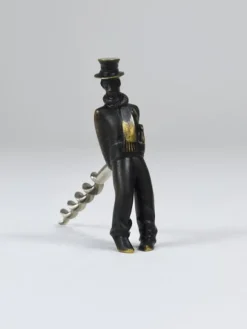 Sale Pamono Leaning Tipsy Gentleman Brass Bottle Opener by Richard Rohac, Vienna, 1950s