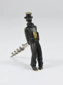 Sale Pamono Leaning Tipsy Gentleman Brass Bottle Opener by Richard Rohac, Vienna, 1950s