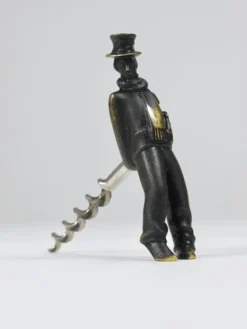 Sale Pamono Leaning Tipsy Gentleman Brass Bottle Opener by Richard Rohac, Vienna, 1950s