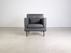 Sale Pamono Leather Amber Chair by Amberg for Brühl