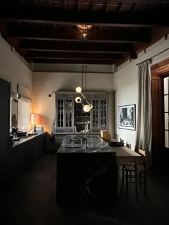 Pamono Leather and Alabaster Mobile Chandelier by Contain><noscript><img width=