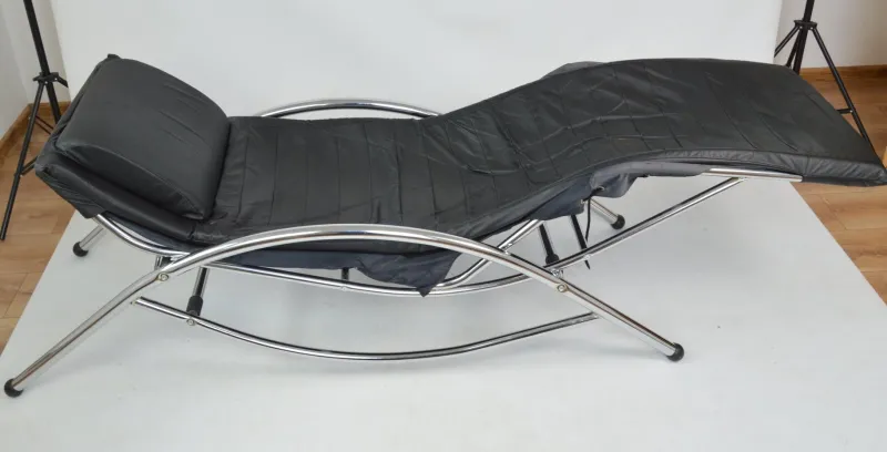 Discount Pamono Leather Chaise Lounge, 1980s