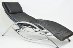 Discount Pamono Leather Chaise Lounge, 1980s