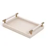 Online Pamono Leather Dedalo Tray from Pinetti