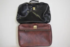 Pamono Leather Homa Suitcases, 1950s, Set of 2><noscript><img width=
