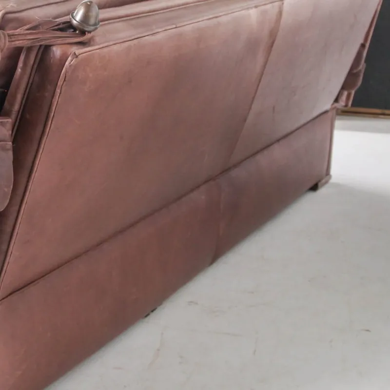 Pamono Leather Knole Sofa, 1970s