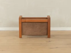 Pamono Leather Magazine Holder, 1960s><noscript><img width=