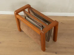 Pamono Leather Magazine Holder, 1960s><noscript><img width=
