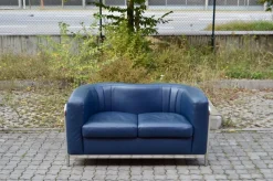 Pamono Leather Onda Sofa & 2 Armchairs by De Pas, D'Urbino & Lomazzi for Zanotta, Set of 3><noscript><img width=