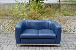 Pamono Leather Onda Sofa & 2 Armchairs by De Pas, D'Urbino & Lomazzi for Zanotta, Set of 3><noscript><img width=