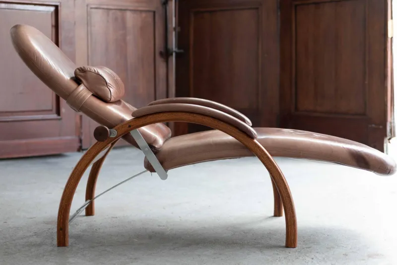 Pamono Leather Optima Lounge Chair> Lounge Chairs & Armchairs