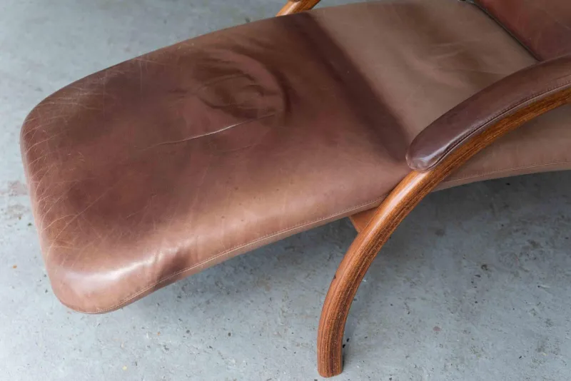 Pamono Leather Optima Lounge Chair> Lounge Chairs & Armchairs
