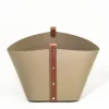 New Pamono Leather Ovo Basket from Pinetti